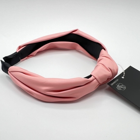 Inc International Concepts Vinyl Knotted Headband in Pink NWT MSRP $25 - Picture 2 of 5